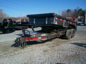 2026 Maxx-D DJX 7x14 Dump Trailer 2' Sides 17.5K GVWR