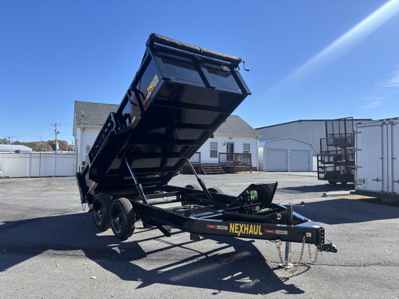 2026 Nexhaul NH714-14K 7x14 Dump Trailer 2' Sides 15K GVWR