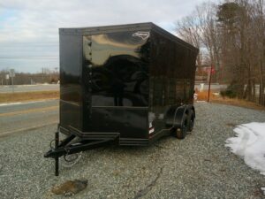 2026 Cynergy 7x14 Enclosed Trailer Pro Series Slant-V Blackout Ramp 7K GVWR