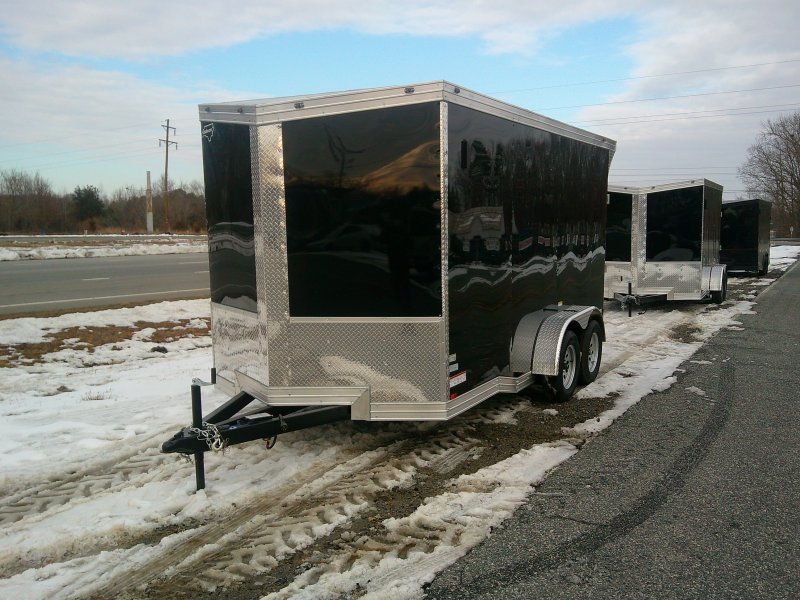 2026 Cynergy 7x14 Enclosed Trailer Pro Series Slant-V Ramp 7K GVWR