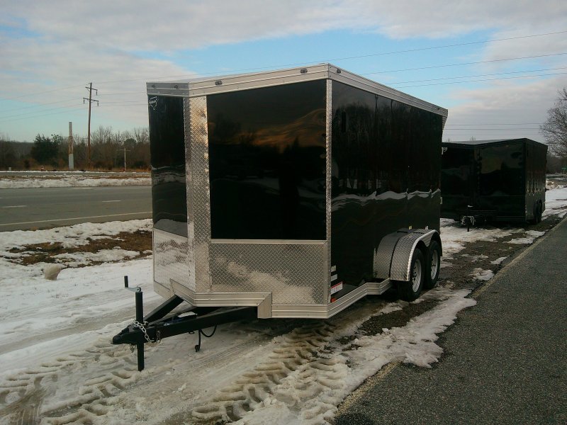 2026 Cynergy 7x14 Enclosed Trailer Pro Series Slant-V Ramp 7K GVWR