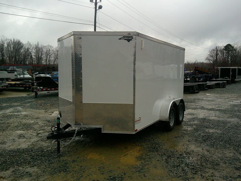 2026 Quality Cargo 7x12 Enclosed Trailer STD Ramp 7K GVWR