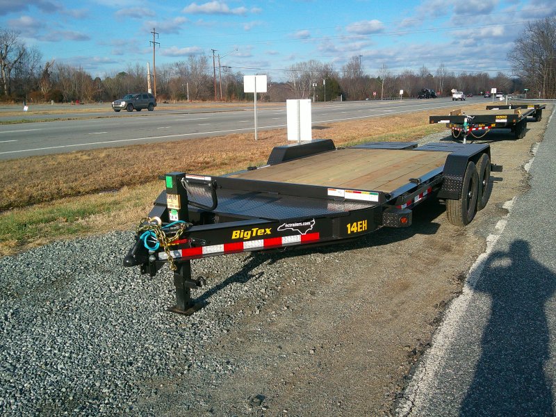 2026 Big Tex 14EH 7x16 Equipment Trailer Mega Ramps 15.4K GVWR