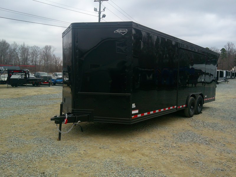 2026 Cynergy 824ENCL-CUSTOM Enclosed TA Ramp BOP Rear Wing with Lights 7' Int Hgt 14K