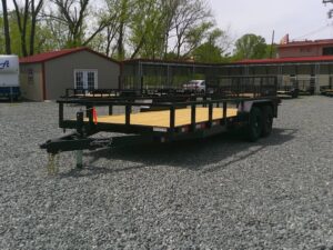 2026 Nolan 7x18 Utility Landscape Trailer ATV Style 7K GVWR