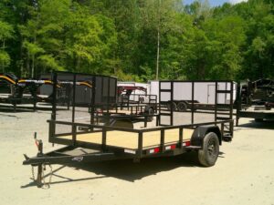 2026 Nolan 7x12 Utility Landscape Side Gate Trailer 3K GVWR