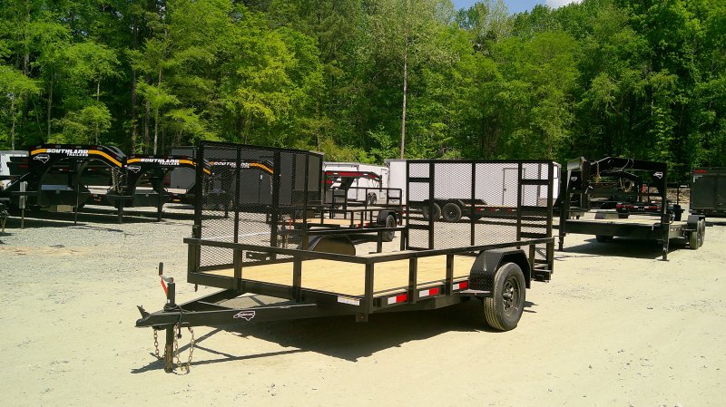 2026 Nolan 7x12 Utility Landscape Side Gate Trailer 3K GVWR