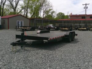 2026 Nolan 7x18 Car Hauler Trailer Metal Deck 7K GVWR