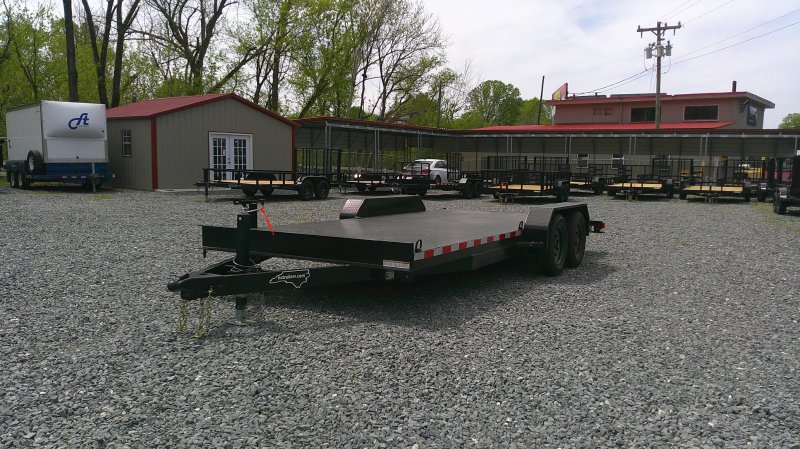 2026 Nolan 7x18 Car Hauler Trailer Metal Deck 7K GVWR