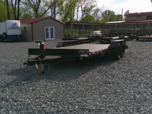 2026 Nolan 7x16 Car Hauler Trailer Metal Deck 7K GVWR
