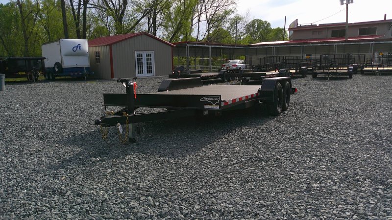 2026 Nolan 7x16 Car Hauler Trailer Metal Deck 7K GVWR