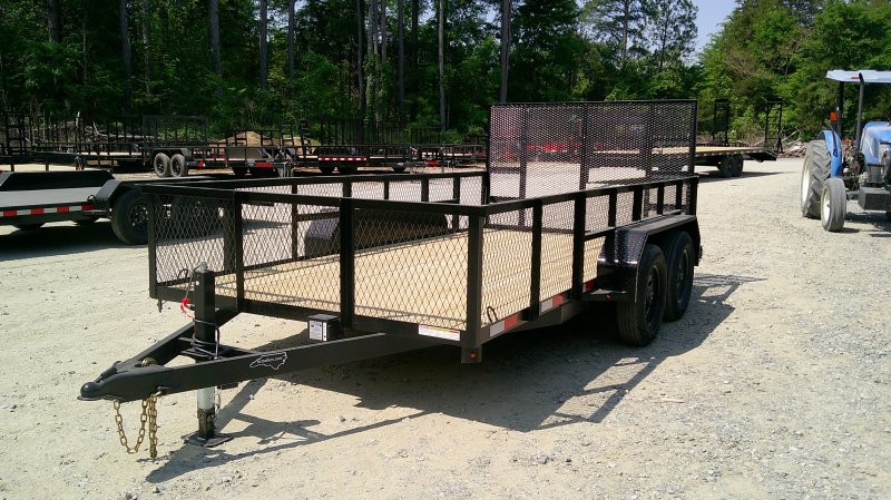 2026 Nolan 7x14 Utility Landscape Trailer 24" Mesh 7K GVWR