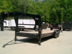 2026 Nolan 7x24 Gooseneck Equipment Trailer Partial Tilt 17K GVWR