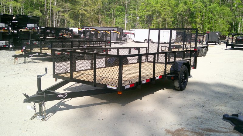 2026 Nolan 6x14 Utility Landscape Trailer 24" Mesh 3K GVWR