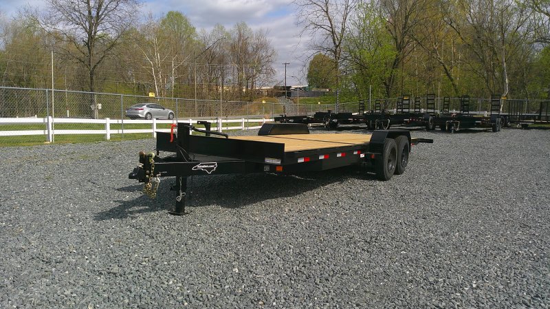 2026 Nolan 7x22 Equipment Trailer Half Tilt 17K GVWR