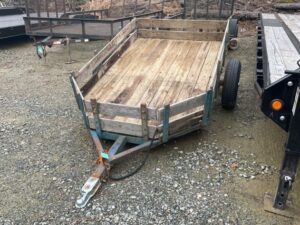 1991 Homemade Trailers USED Wood Sides 5x8 Utility Trailer 3K GVWR