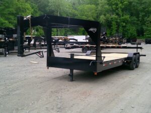 2026 Nolan 7x24 Gooseneck Equipment Trailer Partial Tilt 14K GVWR