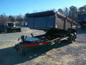 2026 Maxx-D DJX 7x16 Dump Trailer 3' Sides 15.6K GVWR