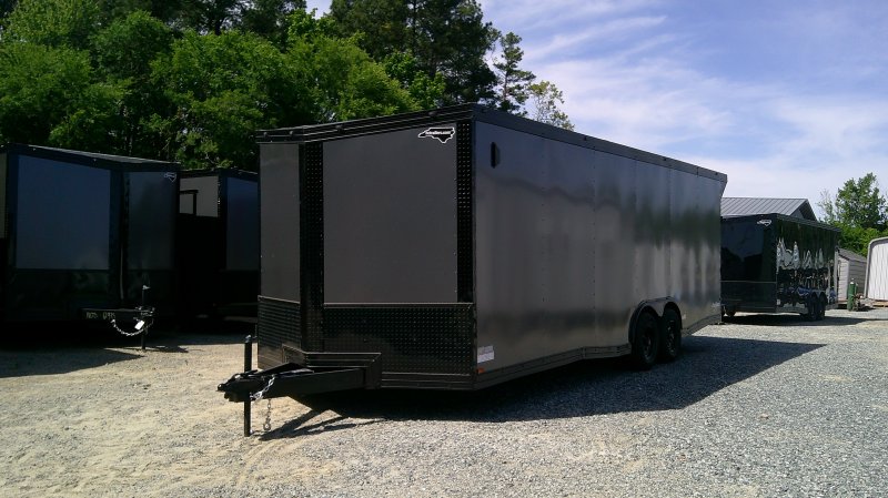 2026 Cynergy 8.5x24 Enclosed Pro Series Slant-V Blackout Ramp 10K