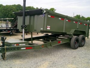2026 Maxx-D DTB 7x16 Dump Trailer Telescoping 3' Solid Sides 16K GVWR
