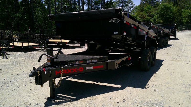 2026 Maxx-D DJX 7x14 Dump Trailer 2' Sides 14K GVWR