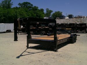 2026 Nolan 7x24 Gooseneck Equipment Trailer Partial Tilt 17K GVWR