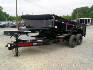 2026 Maxx-D DJX 7x14 Dump Trailer 2' Sides 14K GVWR
