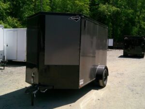 2026 Quality Cargo 6x10 Enclosed Trailer Blackout STD Ramp 3K GVWR