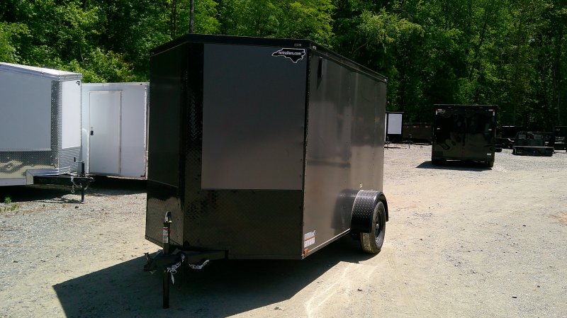 2026 Quality Cargo 6x10 Enclosed Trailer Blackout STD Ramp 3K GVWR