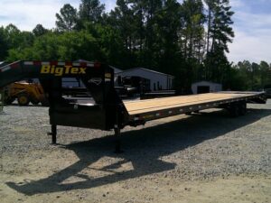 2027 Big Tex 14GN 8.5x40 Gooseneck Deckover Equipment Trailer Mega Ramps 16K GVWR