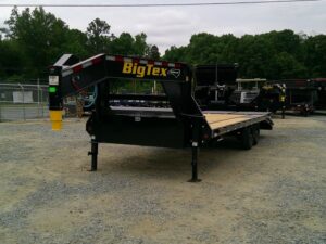 2027 Big Tex 14GN 8.5x25 Gooseneck Deckover Equipment Trailer Mega Ramps 16K GVWR