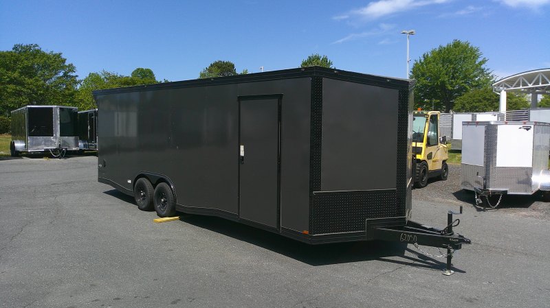 2026 Cynergy 8.5x24 Enclosed Pro Series Slant-V Blackout Ramp 10K