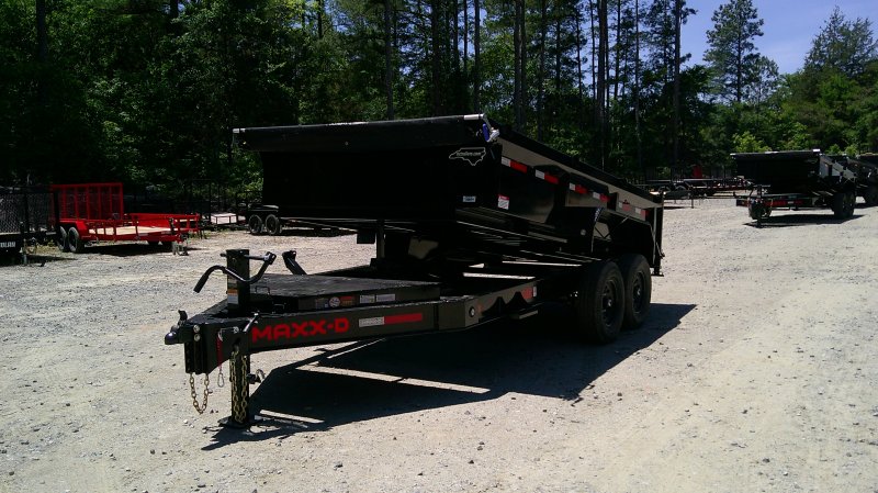 2026 Maxx-D DJX 7x14 Dump Trailer 2' Sides 14K GVWR