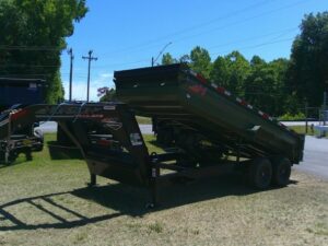 2026 Horizon HZ7 7x16 Gooseneck Dump Trailer 2' sides 14K GVWR
