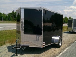 2026 Quality Cargo 6x10 Enclosed Trailer STD Ramp 3K GVWR
