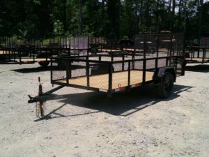 2026 Nolan 6x12 Utility Landscape Trailer 24" Mesh 3K GVWR