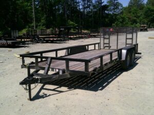 2022 Quality Trailers Of Nc 720UTL-8K Landscape 84x20 TA Top Rail 8K