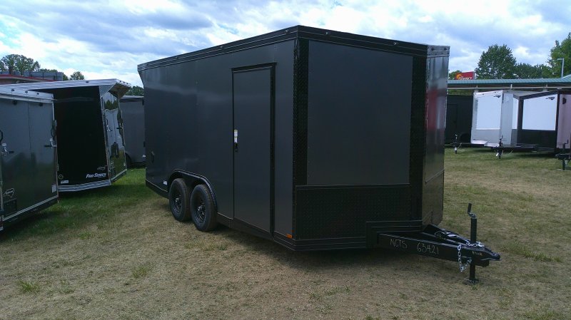 2026 Cynergy 8.5x16 Enclosed Pro Series Slant-V Blackout Ramp 10K