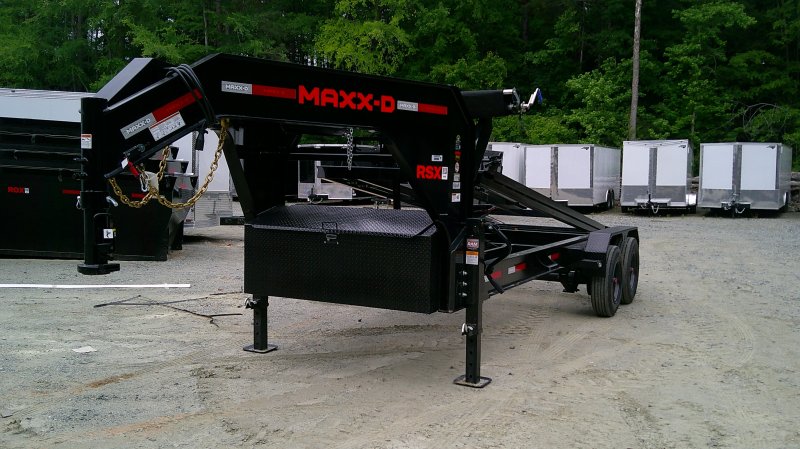 2026 Maxx-D 7x16 Gooseneck Roll-Off Trailer 21K GVWR