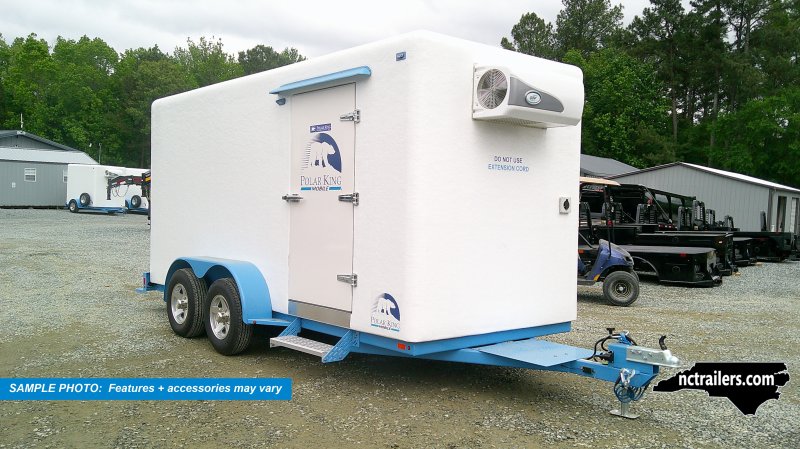 2026 Polar King 6x16 Freezer Refrigerated Trailer Swing Door 10K GVWR
