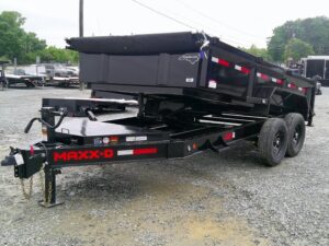 2026 Maxx-D DJX 7x14 Dump Trailer 2' Sides 14K GVWR