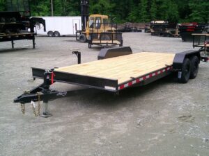 2026 Nolan 7x20 Car Hauler Trailer Wood Deck 7K GVWR