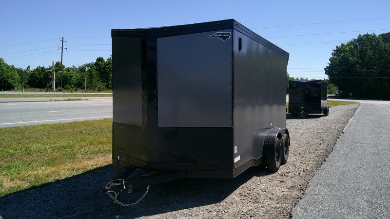 2026 Cynergy 7x14 Enclosed Trailer Pro Series Slant-V Blackout Ramp 7K GVWR