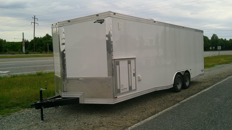 2026 Cynergy 8.5x24 Enclosed Trailer Ramp 10K