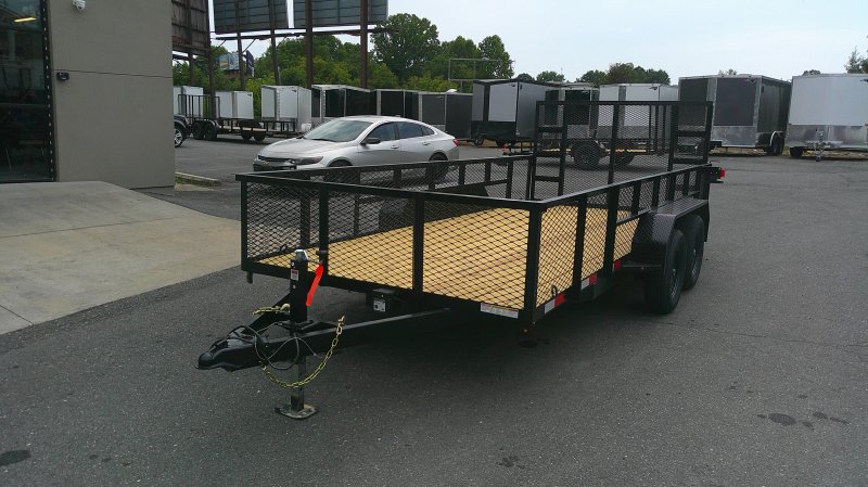 2026 Nolan 7x16 Utility Landscape Trailer 24" Mesh Sides 7K GVWR