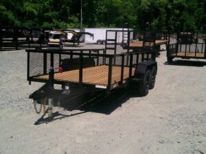 2026 Nolan 6x14 Utility Landscape Trailer 24" Mesh 7K GVWR
