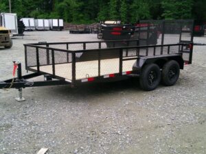 2026 Nolan 7x16 Utility Landscape Trailer 24" Mesh Sides 7K GVWR