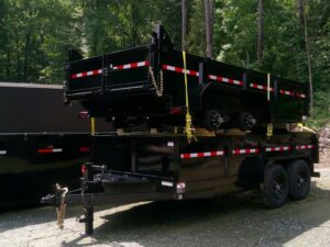 2026 Nolan 7x14 Dump Trailer Spreader Gate 14K GVWR