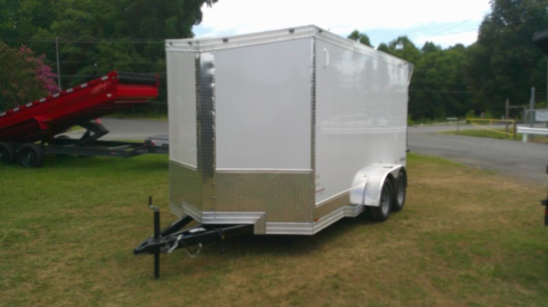 2026 Cynergy 7x14 Enclosed Trailer Pro Series Slant-V Ramp 7K GVWR