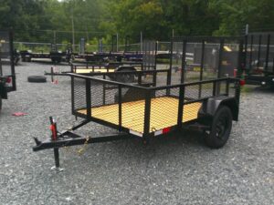 2026 Nolan 5x8 Utility Landscape Trailer 24" Mesh 3K GVWR